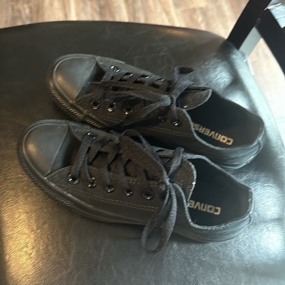 Monochrome Black Converse - Picture 2 of 5